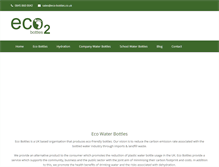 Tablet Screenshot of eco-bottles.co.uk